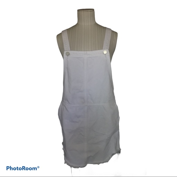 BlankNYC White Overall Mini Dress 26